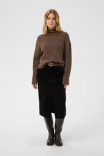 Load image into Gallery viewer, Part Two Chanelly Jumper Chocolate

