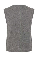 Load image into Gallery viewer, Part Two Cania Cashmere Waistcoat Grey
