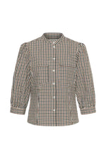 Load image into Gallery viewer, Part Two Chinette Blouse Checked
