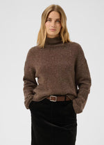 Load image into Gallery viewer, Part Two Chanelly Jumper Chocolate
