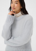 Load image into Gallery viewer, Part Two Sille Mohair Jumper Grey Blue Dawn
