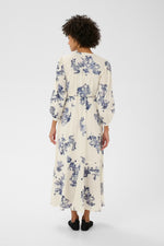 Load image into Gallery viewer, Part Two Alya Dress Blue Flowers
