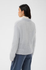 Load image into Gallery viewer, Part Two Sille Mohair Jumper Grey Blue Dawn
