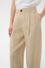 Load image into Gallery viewer, Part Two Netta Trousers Linen Pinstripe
