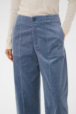Load image into Gallery viewer, Part Two Netta Cord Trousers Flint Blue
