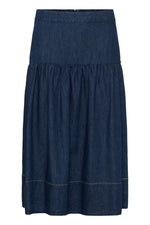Load image into Gallery viewer, Part Two Nellia Skirt Dark Denim
