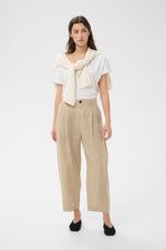 Load image into Gallery viewer, Part Two Netta Trousers Linen Pinstripe
