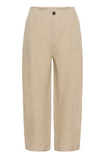 Load image into Gallery viewer, Part Two Netta Trousers Linen Pinstripe
