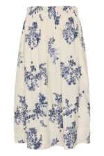 Load image into Gallery viewer, Part Two Skirt Blue Floral Amaia
