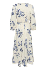 Load image into Gallery viewer, Part Two Alya Dress Blue Flowers
