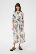 Load image into Gallery viewer, Part Two Skirt Blue Floral Amaia
