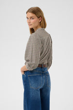 Load image into Gallery viewer, Part Two Chinette Blouse Checked
