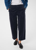 Load image into Gallery viewer, Part Two Netta Cord Trousers Dark Navy
