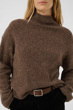 Load image into Gallery viewer, Part Two Chanelly Jumper Chocolate
