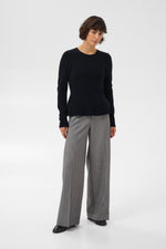 Load image into Gallery viewer, Part Two Carina Peplum Jumper Navy
