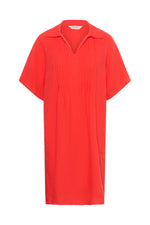 Load image into Gallery viewer, Part Two Ayla Linen Dress Poppy Red
