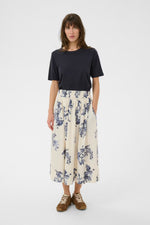 Load image into Gallery viewer, Part Two Skirt Blue Floral Amaia
