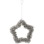 Load image into Gallery viewer, Silver Beaded Star for Hanging
