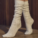 Load image into Gallery viewer, Long Socks Wool Blend (Various Colours Available)
