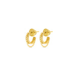 Load image into Gallery viewer, Ball Chain Earrings Gold

