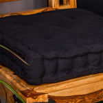 Load image into Gallery viewer, French Mattress Dining Chair Cushion - Black
