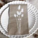 Load image into Gallery viewer, Paper Napkin Greige Wheat Design Pack of 16
