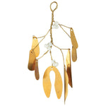 Load image into Gallery viewer, Brass Mistletoe Decoration Medium
