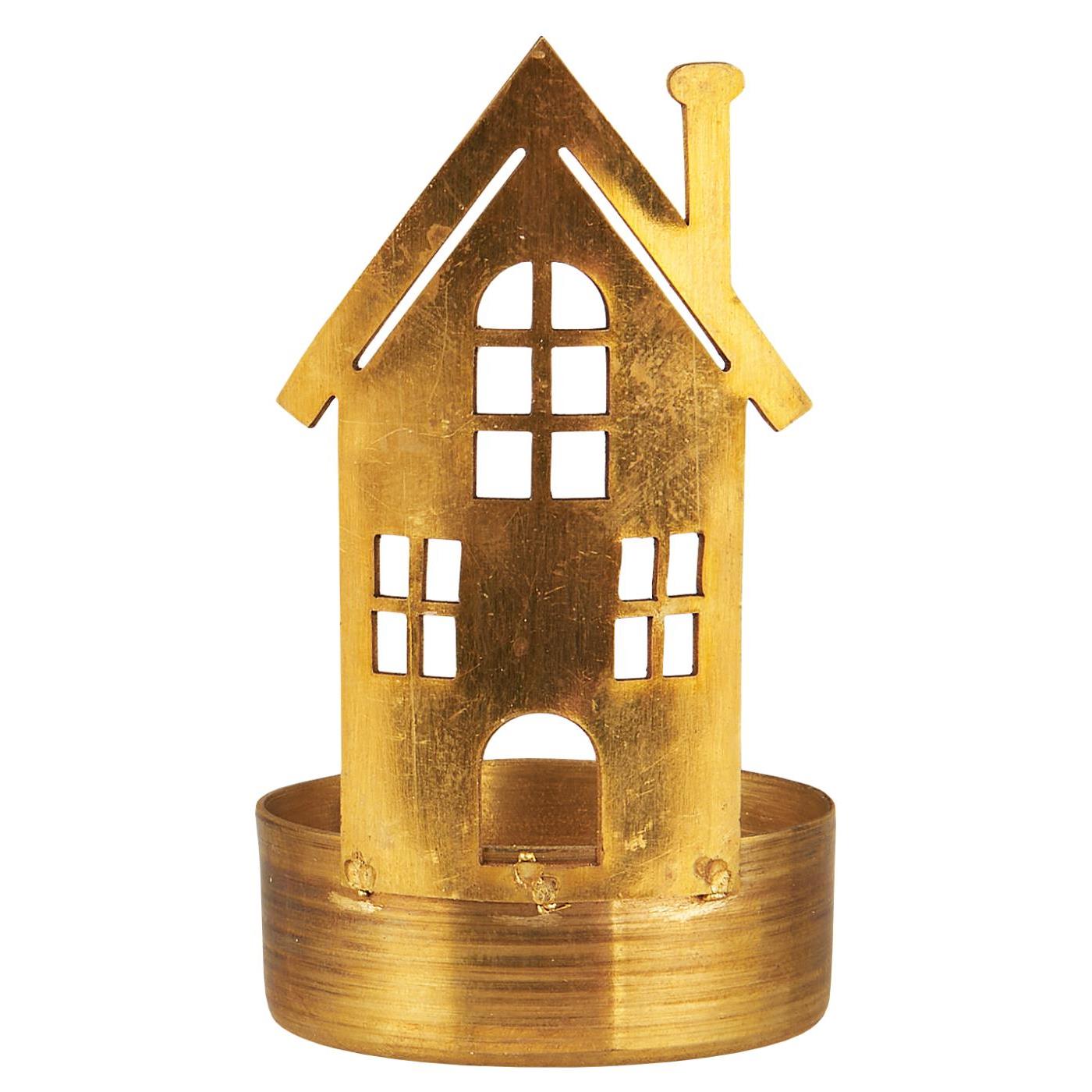 Brass HouseTea Light Candle Holder