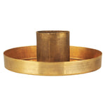 Load image into Gallery viewer, Brass Candle Holder Gloria Dinner Candle Size Small
