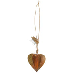 Load image into Gallery viewer, Brass Heart Decoration Hanging
