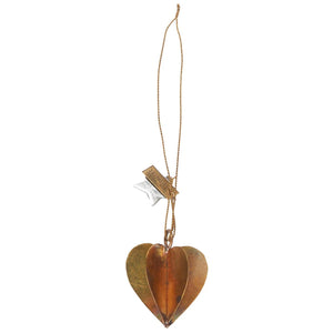 Brass Heart Decoration Hanging