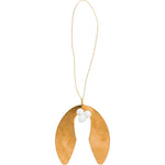 Load image into Gallery viewer, Brass Mistletoe Decoration
