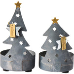 Load image into Gallery viewer, Metal Tree Tea Light Candle Holder

