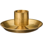Load image into Gallery viewer, Brushed Gold Taper Candle Holder
