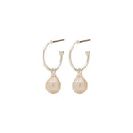 Load image into Gallery viewer, Eila Pearl Earrings Silver
