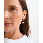 Load image into Gallery viewer, Eila Pearl Earrings Silver
