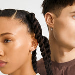 Load image into Gallery viewer, Ava Star Hoop Earrings Silver
