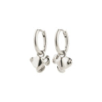 Load image into Gallery viewer, Luis Charm Hoop Earrings Silver
