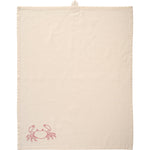Load image into Gallery viewer, Tea Towel Summer Crab Butter Cream
