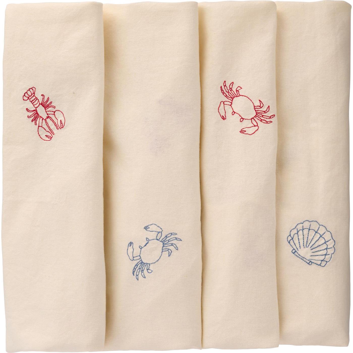Tablecloth Atlantis Embroidery Square 150 x 150