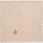 Load image into Gallery viewer, Napkin Natural with Mistletoe Embroidery
