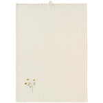 Load image into Gallery viewer, Tea Towel with Daisy Embroidery
