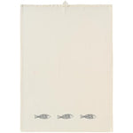 Load image into Gallery viewer, Tea Towel with Fish Embroidery

