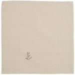 Load image into Gallery viewer, Napkin with Winter Berry Branch Embroidered Design
