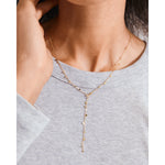 Load image into Gallery viewer, Baylen Y Necklace Gold
