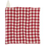 Load image into Gallery viewer, Pot Holder Red and Natural Checks
