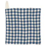 Load image into Gallery viewer, Pot Holder Blue and Natural Checks
