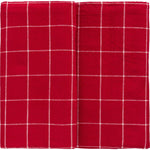 Load image into Gallery viewer, Cotton Red and White Checked Table Cloth
