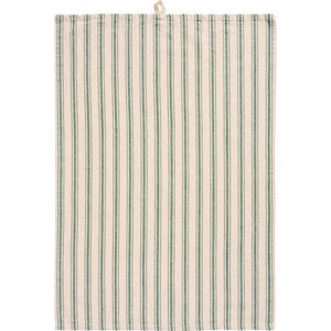 Green Stripe Tea Towel Cotton