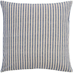 Load image into Gallery viewer, Cushion Elly Blue and Brown Stripes
